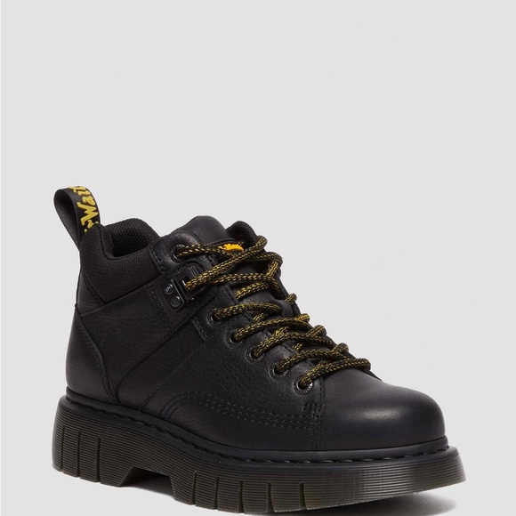 Dr. Martens WOODARD GRIZZLY LEATHER LOW CASUAL BOOTS